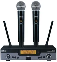 Microfone Sem Fio Duplo BLG Uhf DSP - UF-03
