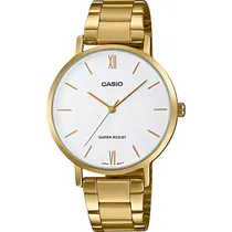 Relógio Casio LTP-VT01G-7BUDF Analógico Feminino - Gold/White
