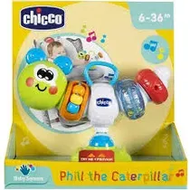 Chicco Juguetes BS Highchair Toy Caterpillar Juguete para Trona Multicolor