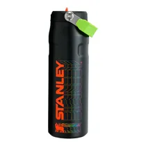 Garrafa Térmica Stanley The Aerolight Iceflow Bottle Flip Straw 10-11283-153 - 710ML - com Bico - Black Reverb
