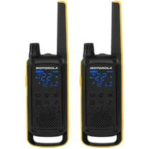 Radio Walkie Talkie Motorola T470 35MILHAS/56KM Neg/Ama  Radio Walki...