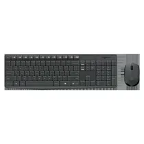 Kit Teclado e Mouse Logitech MK235 920-007901 Sem Fio Espanhol - Preto