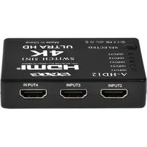 Satellite Switch HDMI A-HD12 5P 4K Negro