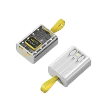 Carregador Portatil Powerbank Luo LU-6058 / 10800MAH / USB-C / Lightning / USB-A - Blanco