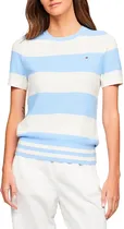 Camiseta Tommy Hilfiger WW0WW42369 C1Z - Feminina