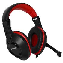 Headset Gaming Satellite AE-263 com 3.5 MM para PC - Preto/Vermelho