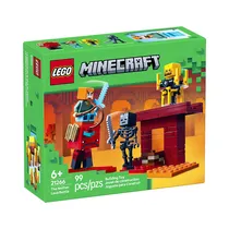 Juguete de ConstruccióN Lego Minecraft The Nether Lava Battle 21266 99 Piezas