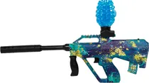 Rifle Aug Assault Electric High Speed Shooting Hidrogel - CZ09-3 Blue Skull