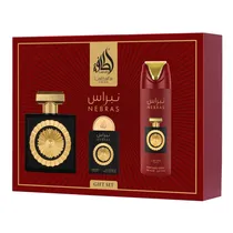 Kit Lattafa Pride Nebras Gift Set - 3 Em 1 - Eau de Parfum - Unissex - 100ML