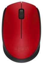 Mouse Logitech M170 Wireless 2.4GHZ Vermelho