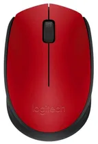 Mouse Logitech M170 Wireless 2.4GHZ Vermelho