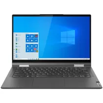 Notebook Lenovo Flex 5G 14Q8CX05 Snapdragon SC8180XP Tela Touch Full HD 14.0" / 8GB de Ram / 256GB SSD / Nanosim / WIN11HOME - Iron Cinza (82AK0002US) (Ingles)