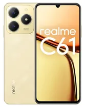 Celular Realme C61 RMX3930 128GB / 4GB Ram / Dual Sim / Tela 6.74 / NFC / Cam 50MP - Gold