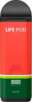 Vape Descartável Life Pod - Watermelon Ice - 8000 Puffs