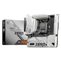 Placa Mãe MSI B650M Project Zero, Socket AMD AM5, Wi-Fi, DDR5, Chipset B650, Micro-ATX
