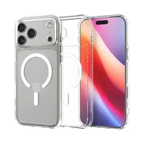 Estuche Protector Spigen Crystal Hybrid Magfit para iPhone 17 Pro ACS09631 Clear White