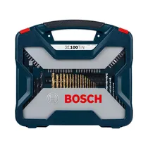 Kit de Brocas Y Puntas de Titanio Bosch X-Line 2607017397 100 Piezas