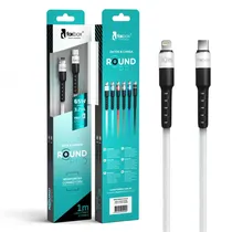 Foxbox Cable Round Pro USB C A USB C 65W/3.25A/1.25M Blanco
