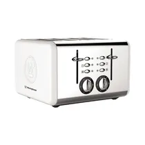 Tostadora Westinghouse WKTTCB807WH 4 Ranuras 1750W 220V Blanco - Plata