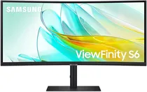 Monitor Samsung 34" Viewfinity S6 LS34C650UANXGO 100HZ/Uwqhd/HDMI/DP
