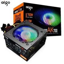 Fonte 700W Aigo AK700 Real PFC Activo 220VOLT *G Fonte 700W Aigo AK700 Real PFC Activo 220VOLT *G