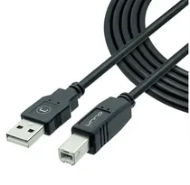 Unnotekno Cable de Impresora CB4007BK 3M Negro