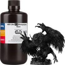 Resina Photopolymer para Impressora 3D Elegoo Abs Like 3.0 1KG - Black