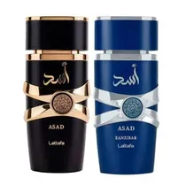 Perfume Lattafa Asad + Asad Zanzibar Masculino Edp 100ML (Kit)