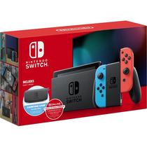 Nintendo Consolas Switch Had s Kabah JPN Bivolt 32GB Neon Azul Rojo