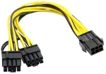 Cabo Adaptador de Alimentação PCI Express 6-Pinos p/2