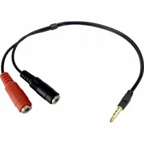 Adaptador para Fone de Ouvido Satellite HS102T 3.5MM - Preto