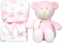 Kit Ursinho com Mantinha Soninho Buba - 18067 (Rosa)