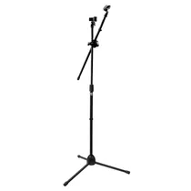 Tripé Kool Sound MS-70B - para 2 Microfones - Preto