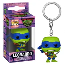 Funko Pop Keychain Turtles Ninja Mutant Mayhem Leonardo 72328