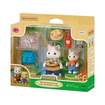 Figuras Epoch Sylvanian Families Exciting Exploration Set Latte Cat Brother & Baby 5763