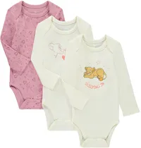Body para Bebê Orchestra HB0189-Ecr - Feminino (7 Unidades)