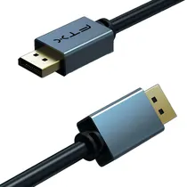 Cabo Displayport FTX M/M FTX-AV585-P01G-SG5 4K - Preto 5 Metros