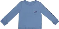 Outlet Camiseta Manga Longa Vineyard Vines 7V001547 Azul Ceu - Masculina