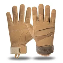 Luvas Táticas para Motocicleta de Dedo Completo SP59002 Tam. L - Marrom