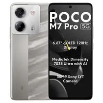 Celular Xiaomi Poco M7 Pro 5G - 8/256GB - Dual-Sim - 6.67" - Prata
