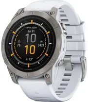 Relógio GPS Garmin Epix Pro (Gen 2) Sapphire Edition 47MM 010-02803-20 Titanium/Whitestone