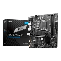 Placa Mãe 1700 MSI B760M-G Pro DDR5 HDMI/VGA/DP