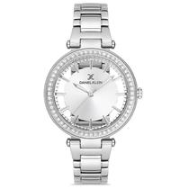 Relogio Analogico Feminino Daniel Klein DK.1.12681-1 Premium Ladies / Pulseira de Aco Inoxidavel - Prata