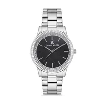 Relógio Analógico Feminino Daniel Klein Premium DK.1.12540-6 - Prata/Preto