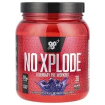 BSN No-Xplode Grape 2.45LB Plastico Rojo