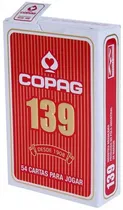 Baralho Copag 139 Vermelho - Número Grande