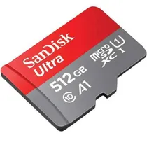 Cartao Microsd 512GB Sandisk Ultra 150MB/s C10 SDSQUAC-512G-GN