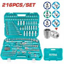 Kit de Ferramentas Total THKTHP22166 216 Peças