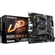 Placa-Mãe Gigabyte B550M DS3H Ac R2 AM4 DDR5