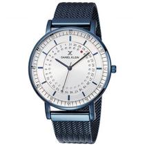 Relogio Analogico Daniel Klein Fiord DK11830-4 Masculino, Metal - Azul